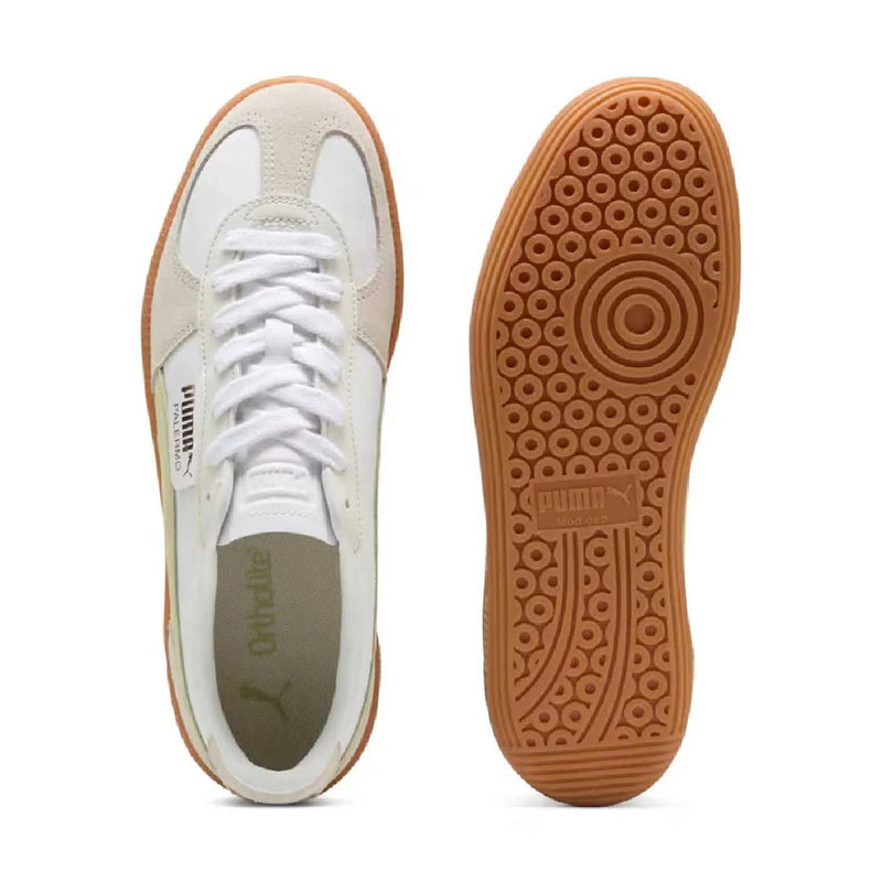 PUMA Palermo Leather 'Puma White Pistachio Green'