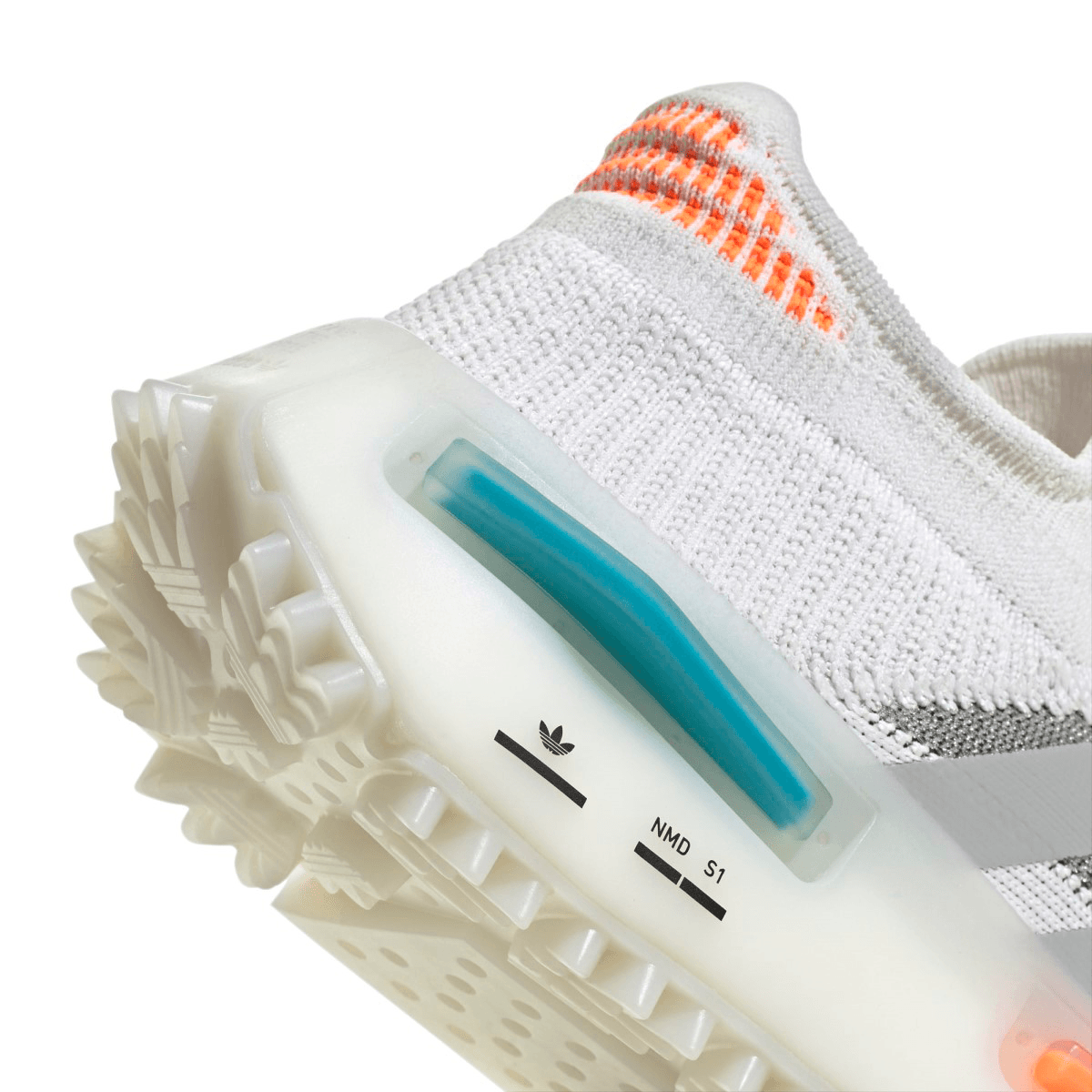 adidas Originals NMD_S1 'White Orange Teal'